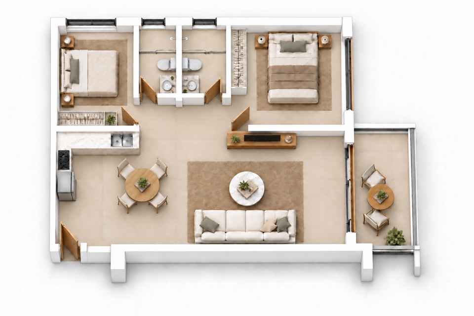 Edinburgh Manor B6 · 2BR