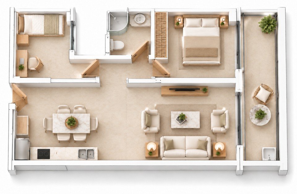 Oxford Garden A2 · 2BR